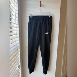 PUMA BLACK ACTIVE FLEECE JOGGERS GUC SIZE SMALL